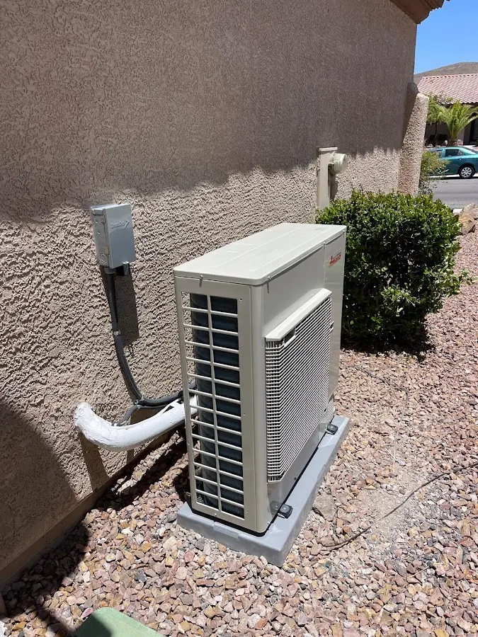 Residential air conditioning condenser unit in Connerton